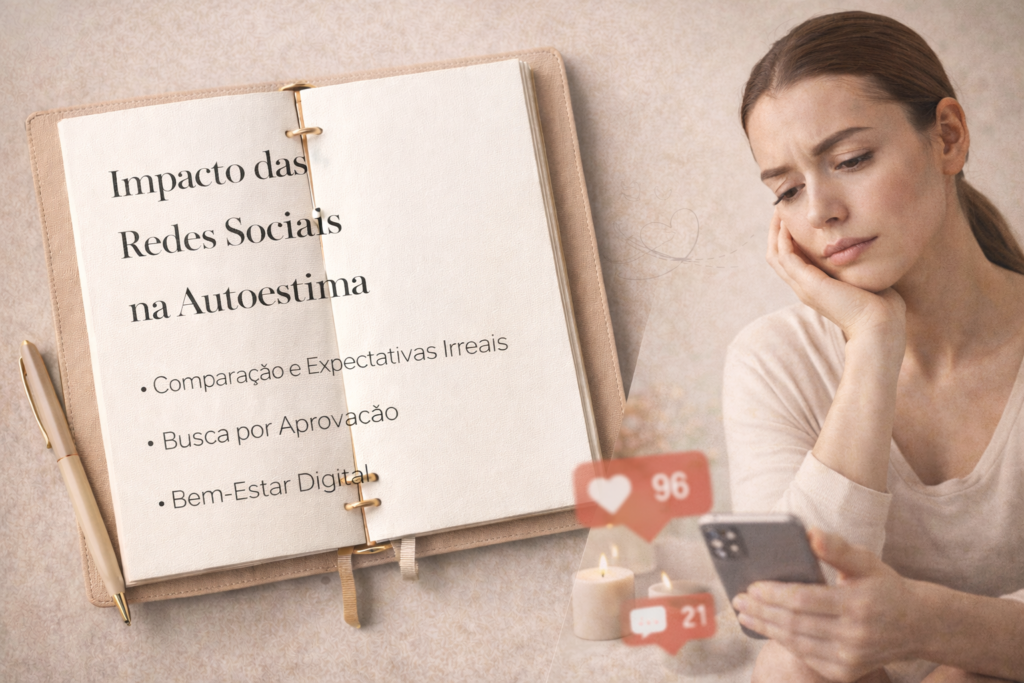 O Impacto das Redes Sociais na Autoestima e Bem-Estar Mental e Emocional